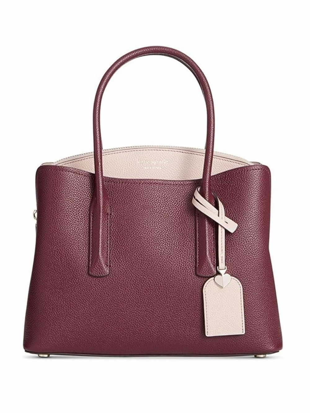 Kate Spade Margaux Medium Cherrywood Satchel Crossbody Bag